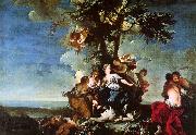 Giovanni Domenico Ferretti The Rape of Europa1 Spain oil painting artist